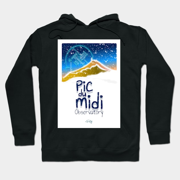 Pic du midi observatory Hoodie by eSeaty